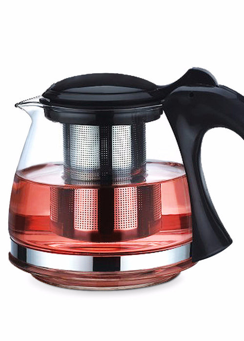 Heat resistant glass teapot 1200ml